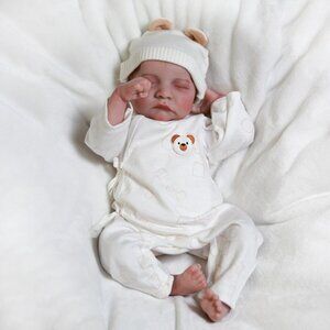 Realistic Newborn Baby Dolls Vinyl Silicone Real Lifelike Reborn Girl Doll Gift